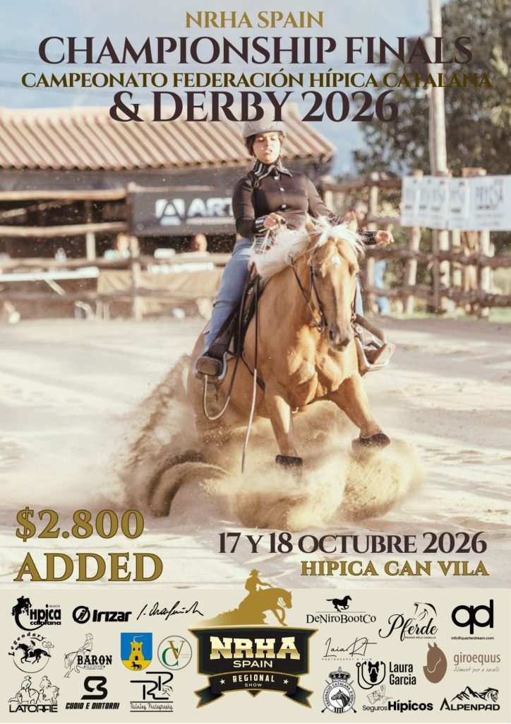 evento final campeonato derby nrha spain y campeonato fch 2026 1